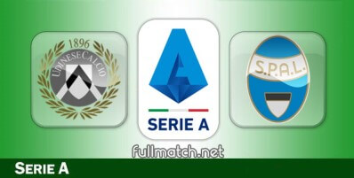 Udinese vs SPAL Full Match Highlights