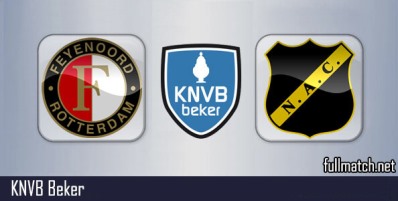 Feyenoord vs NAC Breda Full Match Highlights KNVB Beker
