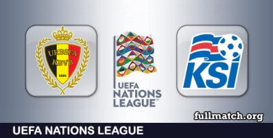 Belgium vs Iceland Full Match Highlights Nations League