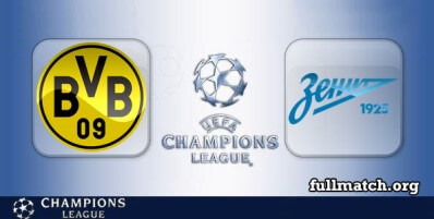 Borussia Dortmund vs Zenit St Petersburg Full Match Highlights
