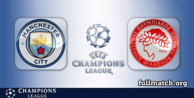 Manchester City vs Olympiacos Full Match Highlights