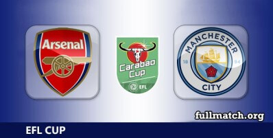 Arsenal vs Manchester City Full Match Highlights EFL Carabao
