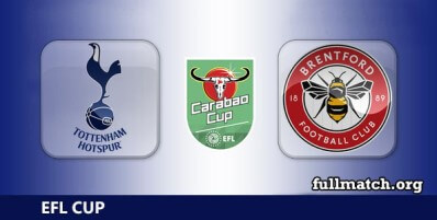 Tottenham Hotspur vs Brentford Full Match Highlights EFL Carabao Cup