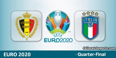Belgium vs Italy Full Match Highlights EURO 2020