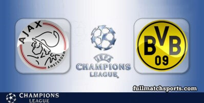 Ajax vs Borussia Dortmund Full Match Highlights UCL