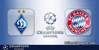 Dynamo Kyiv vs Bayern Munchen Full Match Highlights UCL