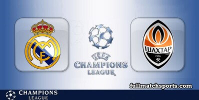 Real Madrid vs Shakhtar Donetsk Full Match Highlights UCL