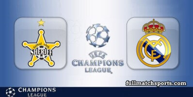 Sheriff vs Real Madrid Full Match Highlights UCL