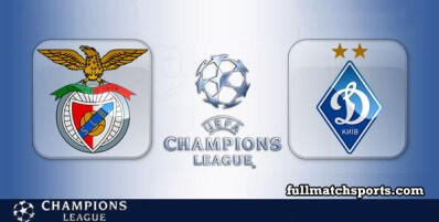 Benfica vs Dynamo Kyiv Full Match Highlights UCL