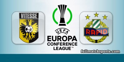 Vitesse vs Rapid Wien Full Match Highlights UECL