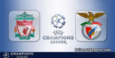 Liverpool vs Benfica Full Match Highlights UCL