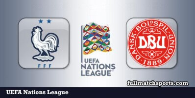 France vs Denmark Full Match Highlights Nations League