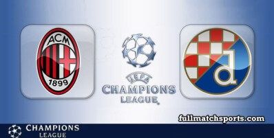 Milan vs Dinamo Zagreb Full Match Highlights UCL