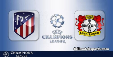 Atletico Madrid vs Bayer Leverkusen Full Match Highlights UCL