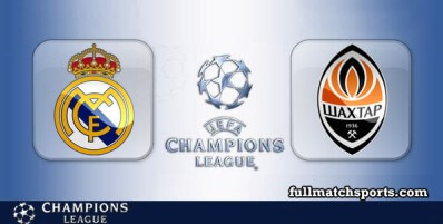 Real Madrid vs Shakhtar Donetsk Full Match Highlights UCL