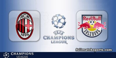 Milan vs Salzburg Full Match Highlights UCL