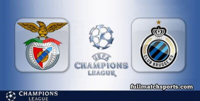 Benfica vs Club Brugge Full Match Highlights UCL