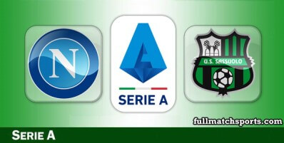 Napoli vs Sassuolo Full Match Highlights