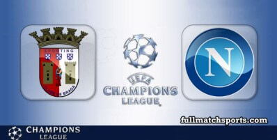 Braga vs Napoli Full Match Highlights UCL