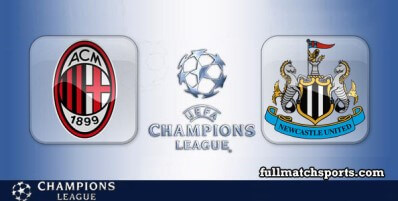 Milan vs Newcastle United Full Match Highlights UCL