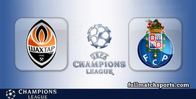 Shakhtar Donetsk vs Porto Full Match Highlights UCL