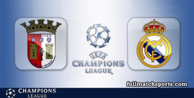 Braga vs Real Madrid Full Match Highlights UCL