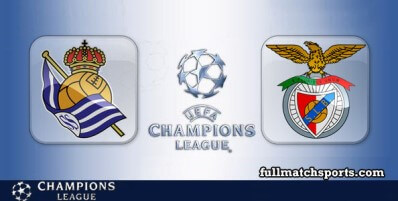 Real Sociedad vs Benfica Full Match Highlights UCL