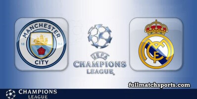 Manchester City vs Real Madrid Full Match Highlights UCL