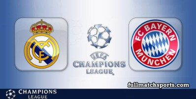 Real Madrid vs Bayern Munchen Full Match Highlights UCL