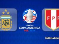 Argentina vs Peru Full Match Highlights Copa America 2024