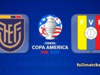 Ecuador vs Venezuela Full Match Highlights Copa America 2024