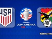 USA vs Bolivia Full Match Highlights Copa America 2024