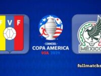 Venezuela vs Mexico Full Match Highlights Copa America 2024