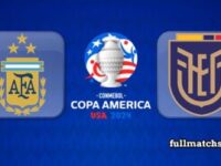 Argentina vs Ecuador Full Match Highlights Copa America 2024