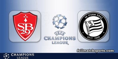 Brest vs Sturm Graz Full Match Highlights UCL