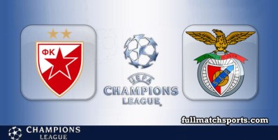 Crvena Zvezda vs Benfica Full Match Highlights UCL