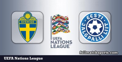 Sweden vs Estonia Full Match Highlights Nations League