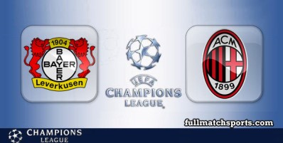 Bayer Leverkusen vs Milan Full Match Highlights UCL