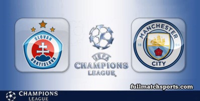 Slovan Bratislava vs Manchester City Full Match Highlights UCL
