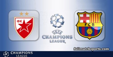 Crvena Zvezda vs Barcelona Full Match Highlights UCL