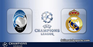 Atalanta vs Real Madrid Full Match Highlights UCL