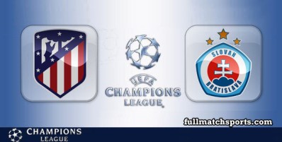 Atletico Madrid vs Slovan Bratislava Full Match Highlights UCL