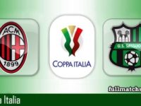 Milan vs Sassuolo Full Match Highlights Coppa Italia