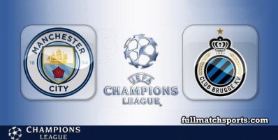Manchester City vs Club Brugge Full Match Highlights UCL