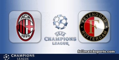 Milan vs Feyenoord Full Match Highlights UCL