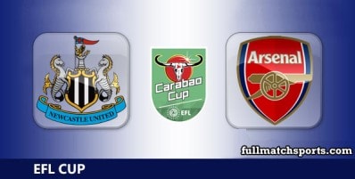 Newcastle United vs Arsenal Full Match Highlights EFL Cup