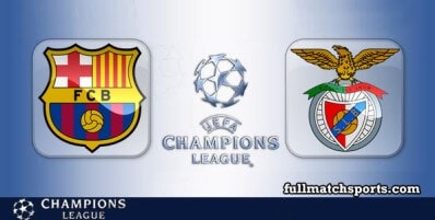 Barcelona vs Benfica Full Match Highlights UCL