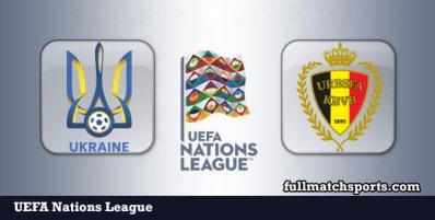 Ukraine vs Belgium Full Match Highlights Nations League