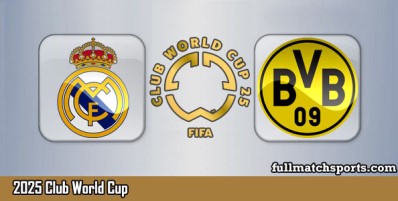 Real Madrid vs Borussia Dortmund Full Match Highlights Club World Cup 2025