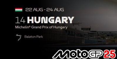 MotoGP 2025 Hungary GP Race Replay Round 14